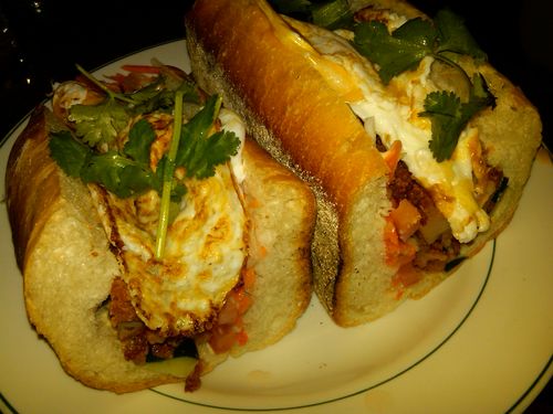 Bao noodles banh mi pork