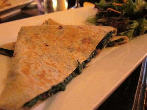 Crooked Spinach Crepe