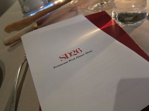 SD26 Menu