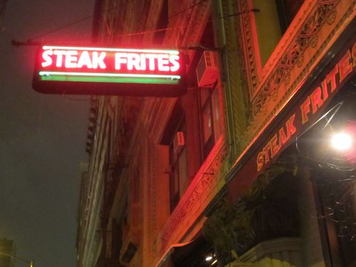 Steak Frites sign 1