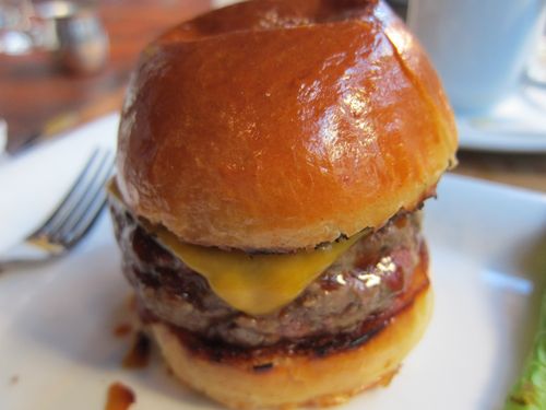 Spitzers Corner Burger top