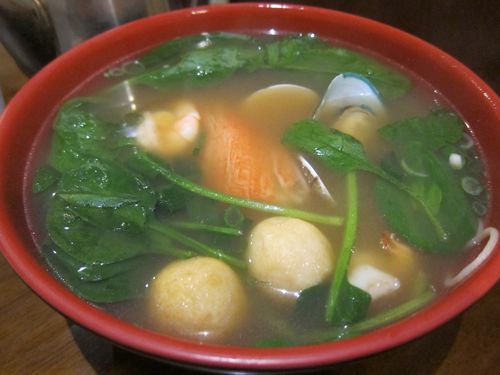 Tasty Noodles Fish broth