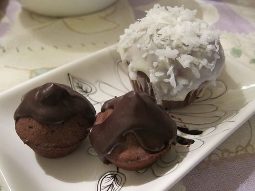 Mini choc PB and cupcake
