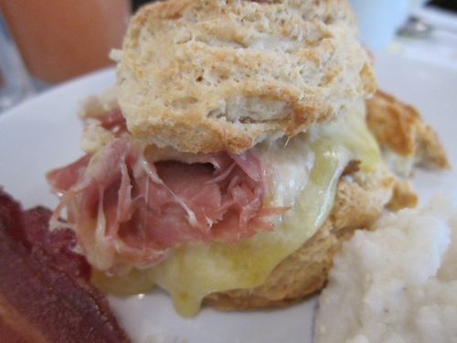 Egg ham biscuit 4