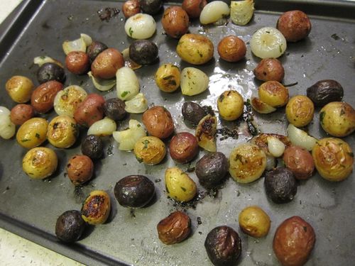 Potluck potatoes browned (2)