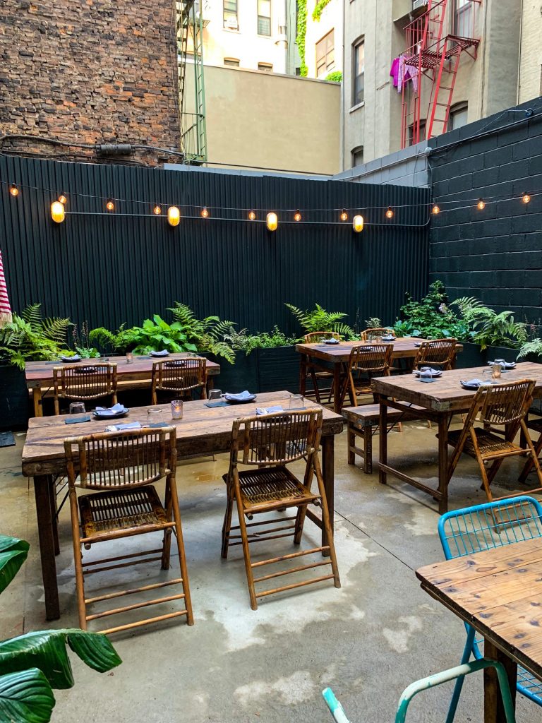 Outdoor Patio Wayla NYC