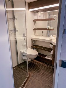 Norwegian Encore Mini-Suite Stateroom - Bathroom